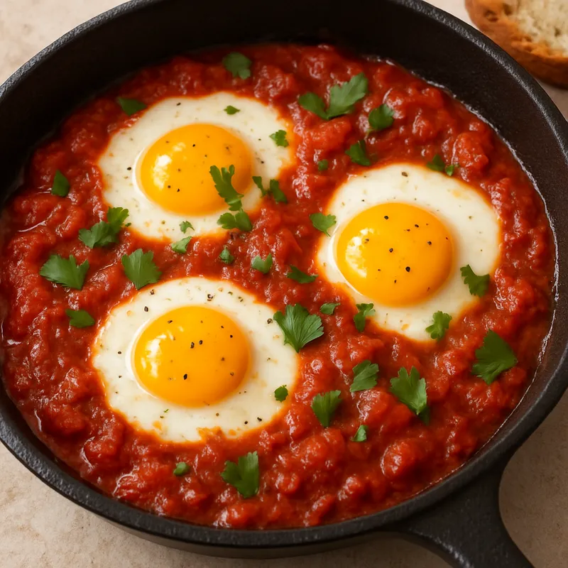 Kayanas (Griechische Eier in Tomatensauce)