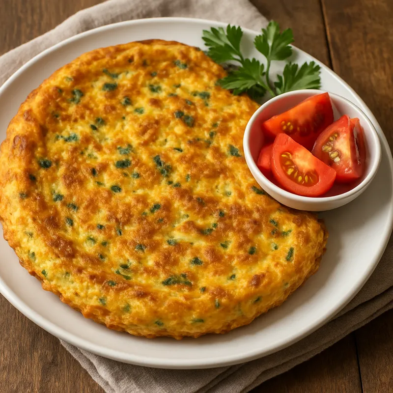 Kaygana (Türkisches dickes Omelett)