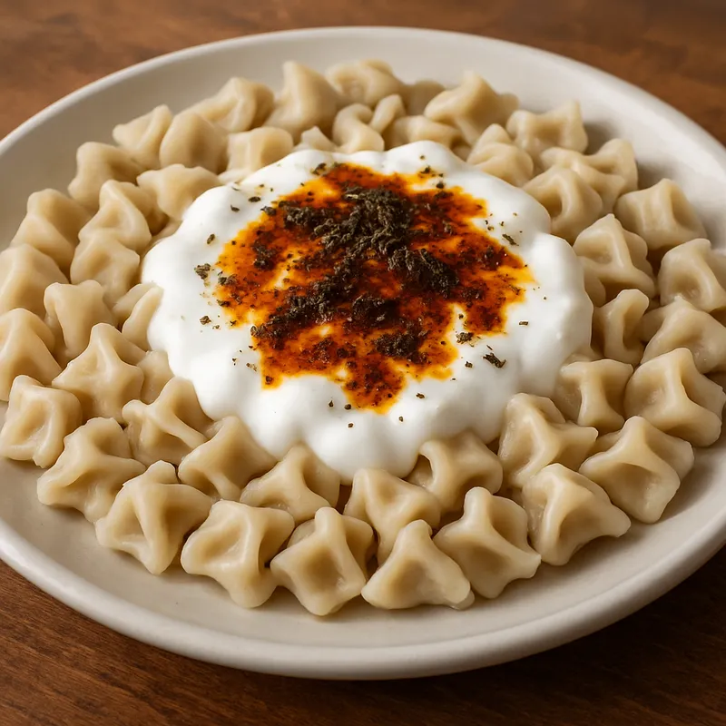 Kayseri Manti (Kleine Teigtaschen aus Kayseri)