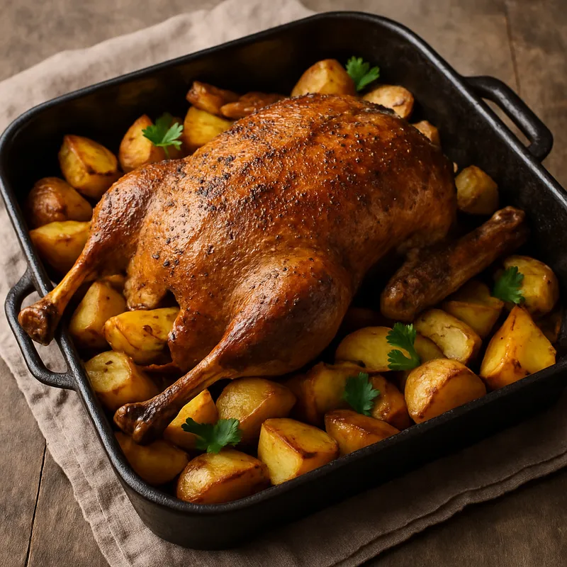 Kaz Fırında (Türkische Gebratene Gans)