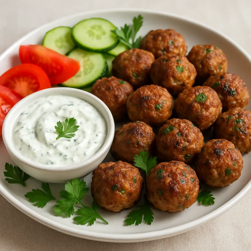 Keftedakia (Griechische Mini-Fleischbällchen)