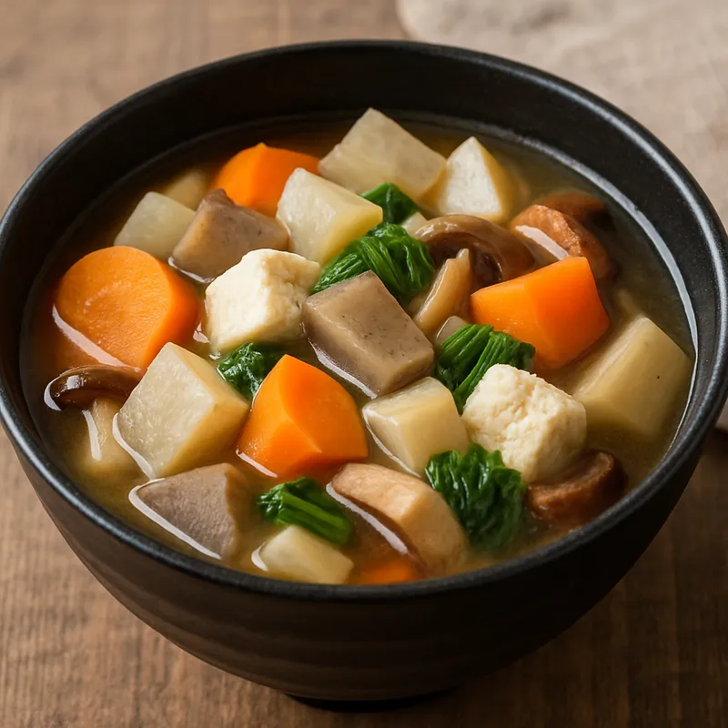 Kenchinjiru (Gemüsesuppe)