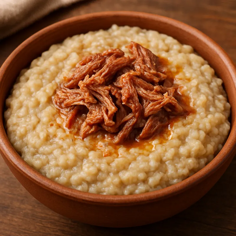 Keskek (Weizen-Fleisch-Brei)