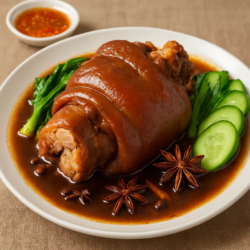 Kha Moo (Schweinshaxe in Fünf-Gewürze-Sauce)