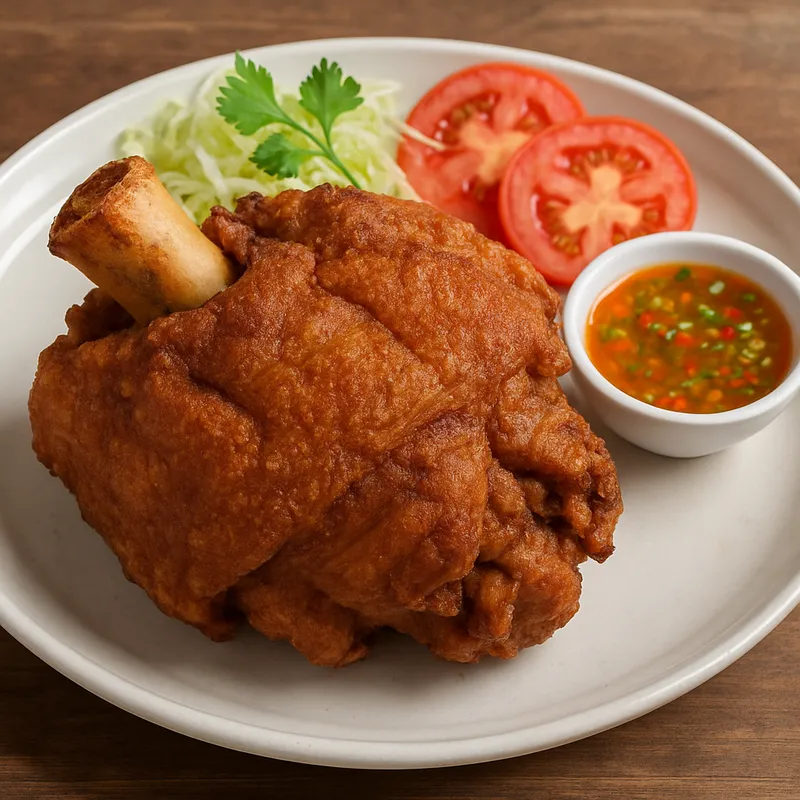 Kha Moo Tod (Gebratene Schweinshaxe)