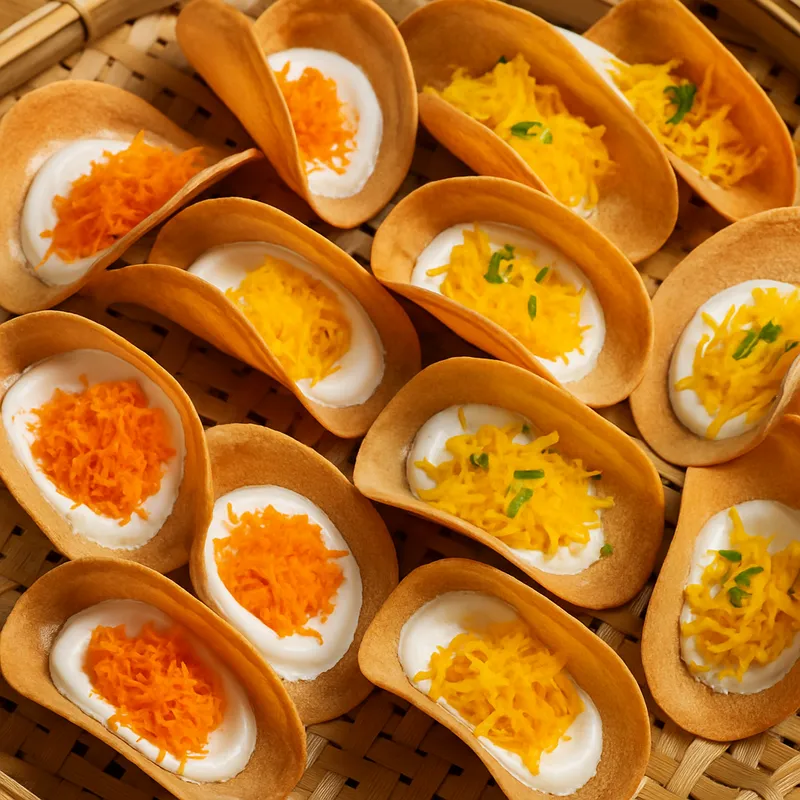 Khanom Buang (Knusprige Thai-Crêpes)