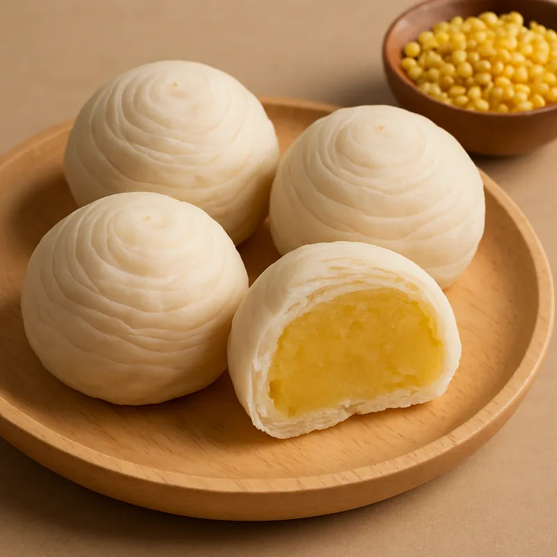 Khanom Pia (Thailändisches Gebäck mit Mungobohnen)