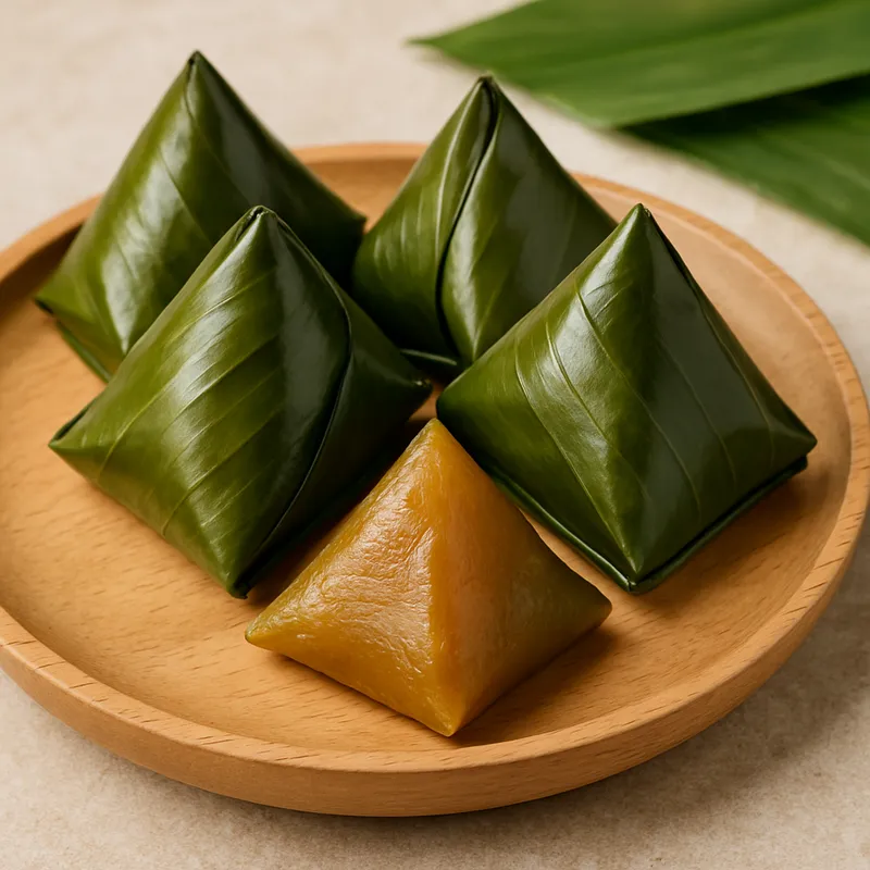 Khanom Thian (Pyramidenförmiger Klebreiskuchen)