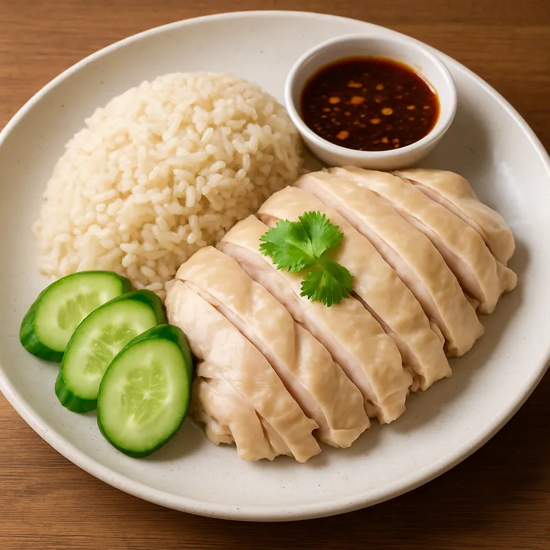 Khao Man Gai (Hainanese Thai Hähnchenreis)