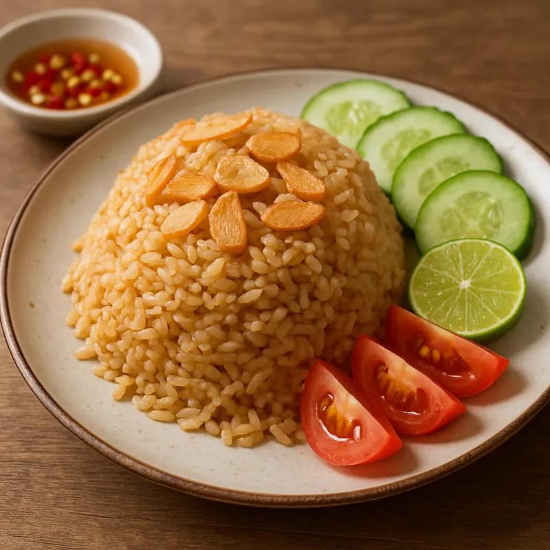 Khao Pad Kratiam (Gebratener Knoblauchreis)