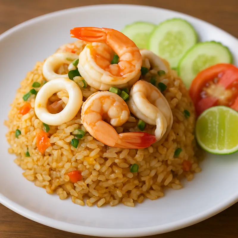 Khao Pad Talay (Meeresfrüchte-Gebratener Reis)