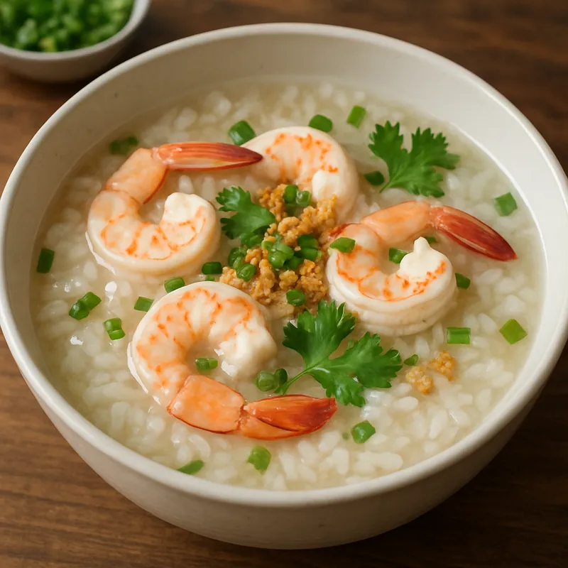Khao Tom Goong (Reissuppe mit Garnelen)