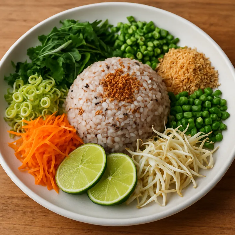 Khao Yam (Südthailändischer Kräuter-Reissalat)