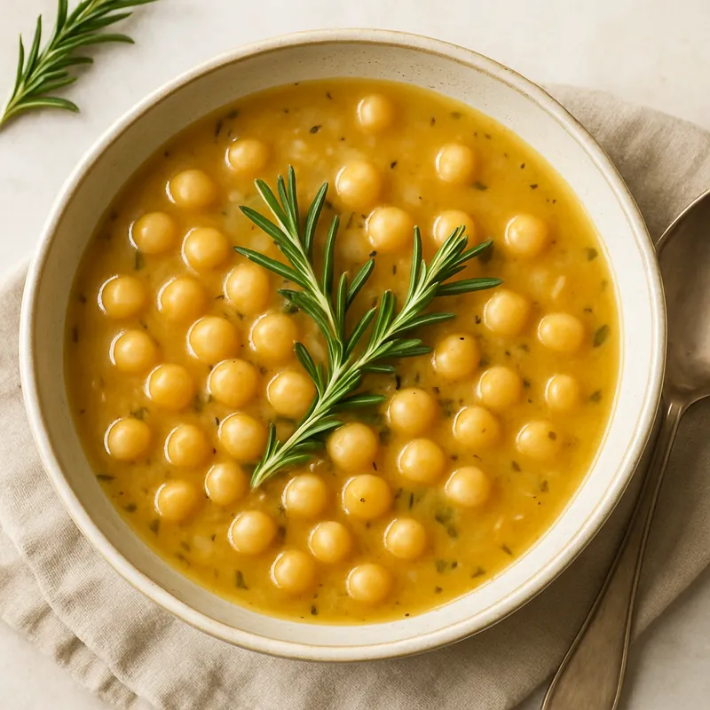 Kichererbsen-Rosmarin-Suppe