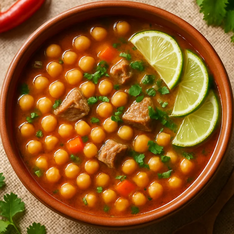 Kichererbsensuppe (Sopa De Garbanzo Mexikanisch)