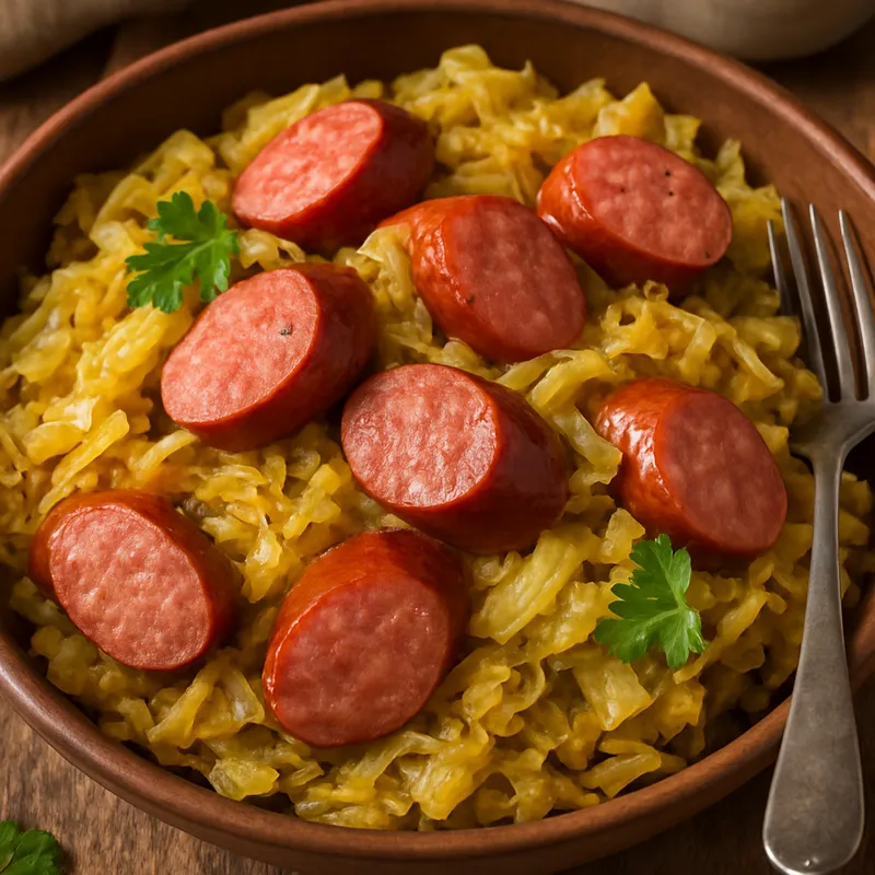 Kielbasa mit Kohl