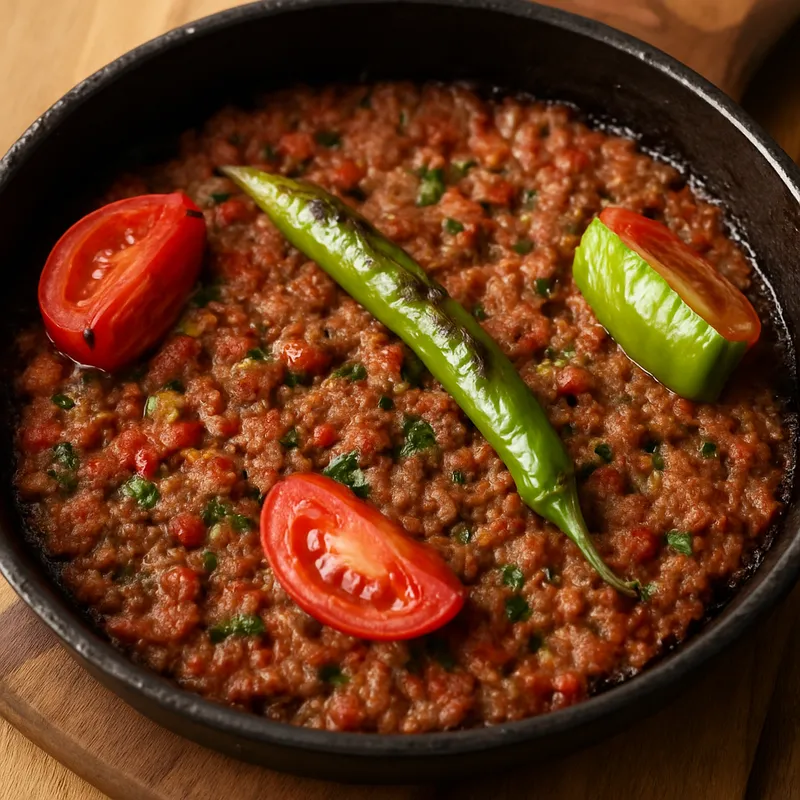 Kilis Tava (Fleischpfanne nach Kilis-Art)