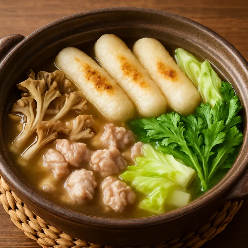 Kiritanpo Nabe Brühe