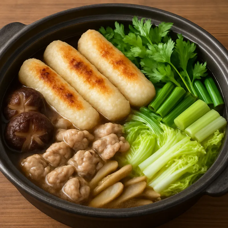 Kiritanpo Nabe (Reisstock-Eintopf)