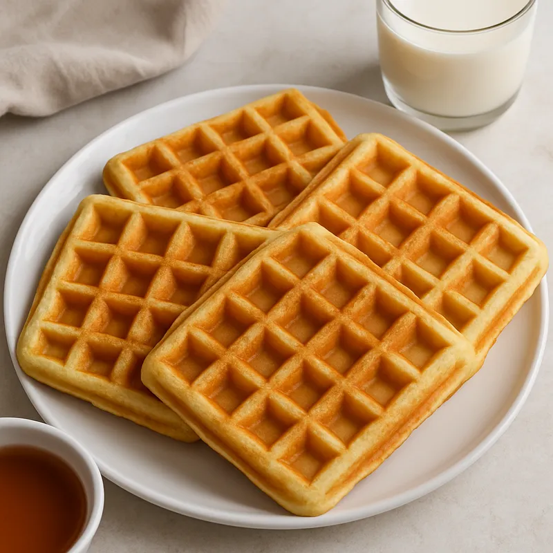 Klassische Buttermilch-Waffeln