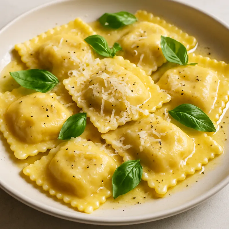 Klassische Käse-Ravioli