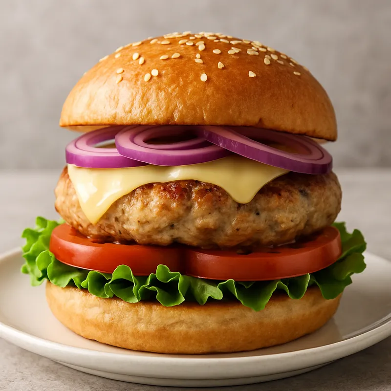 Klassischer Truthahn-Burger