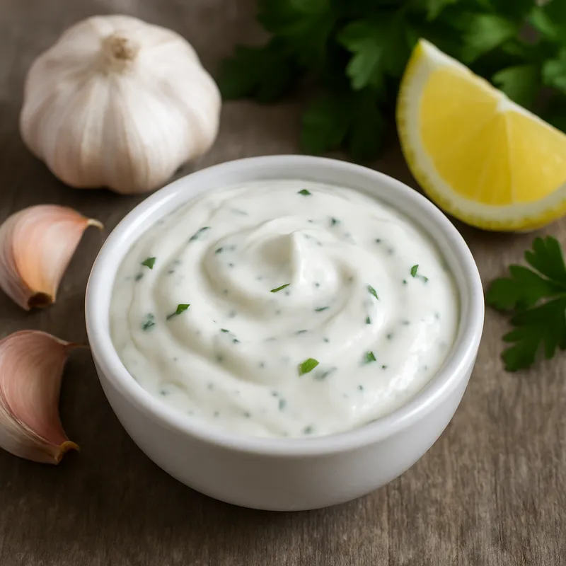 Knoblauch-Joghurt-Sauce