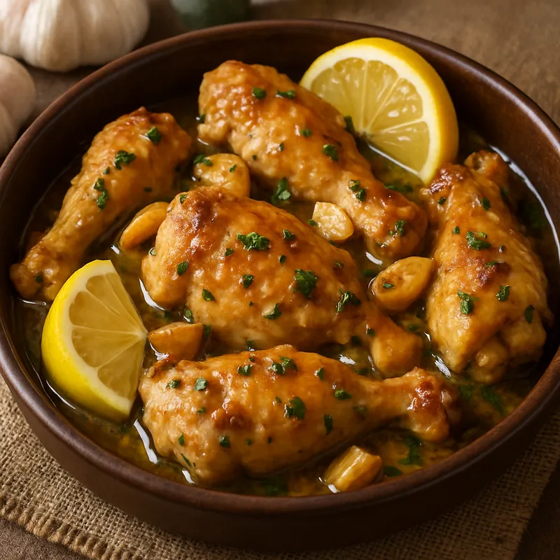 Knoblauchhähnchen (Pollo Al Ajillo)