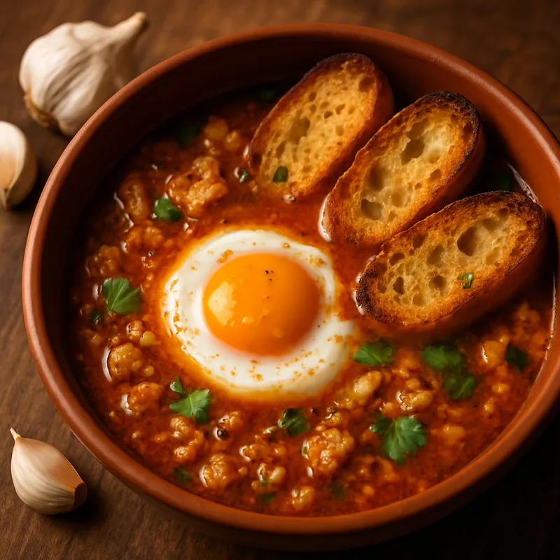Knoblauchsuppe (Sopa De Ajo Mexikanisch)