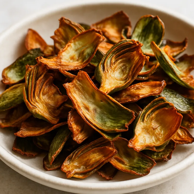 Knusprige Artischocken-Chips