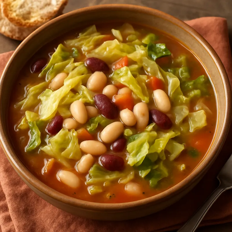 Kohl-Bohnen-Suppe