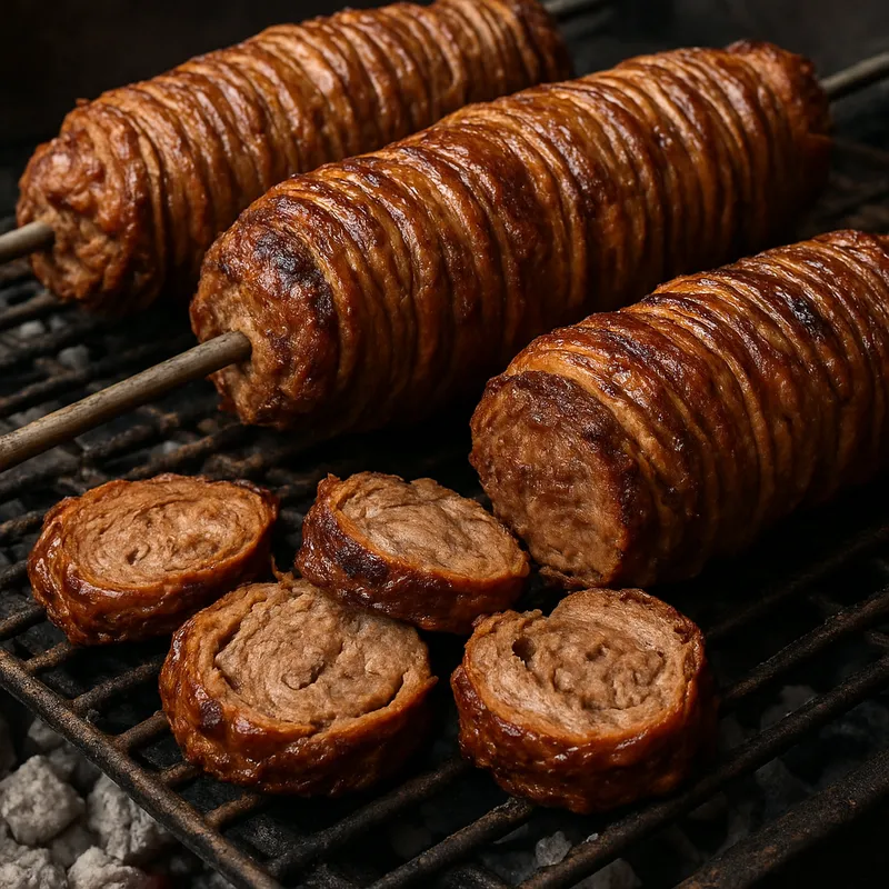 Kokoretsi (Gegrillte Innereienrollen)