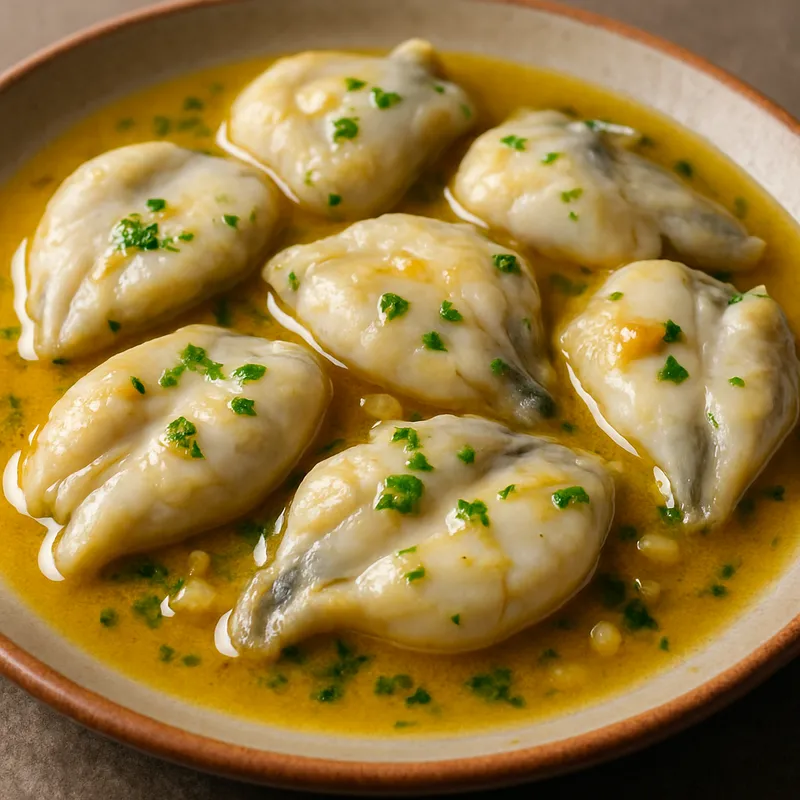 Kokotxas (Baskische traditionelle Fischbäckchen)