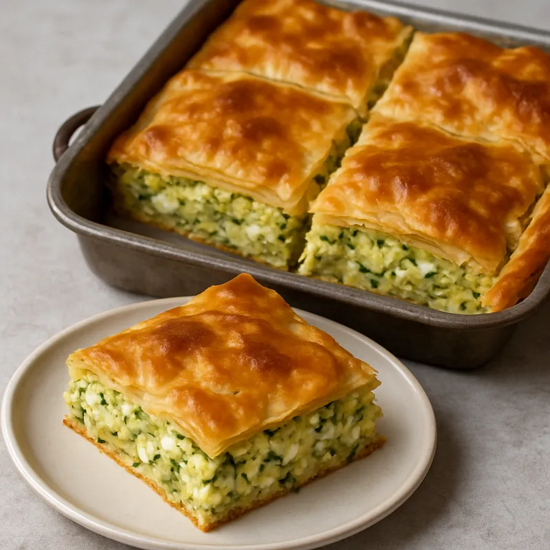 Kolokithopita me Feta (Zucchini-Feta-Pie)