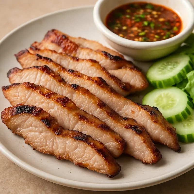 Kor Moo Yang (Gegrillte Schweinswange)