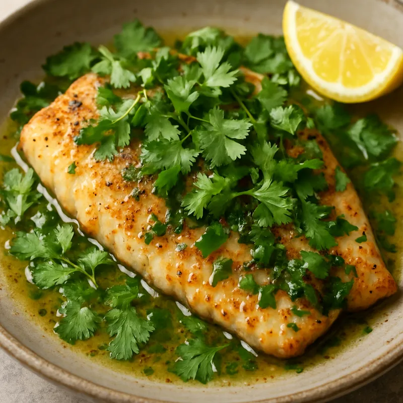 Koriander-Fisch