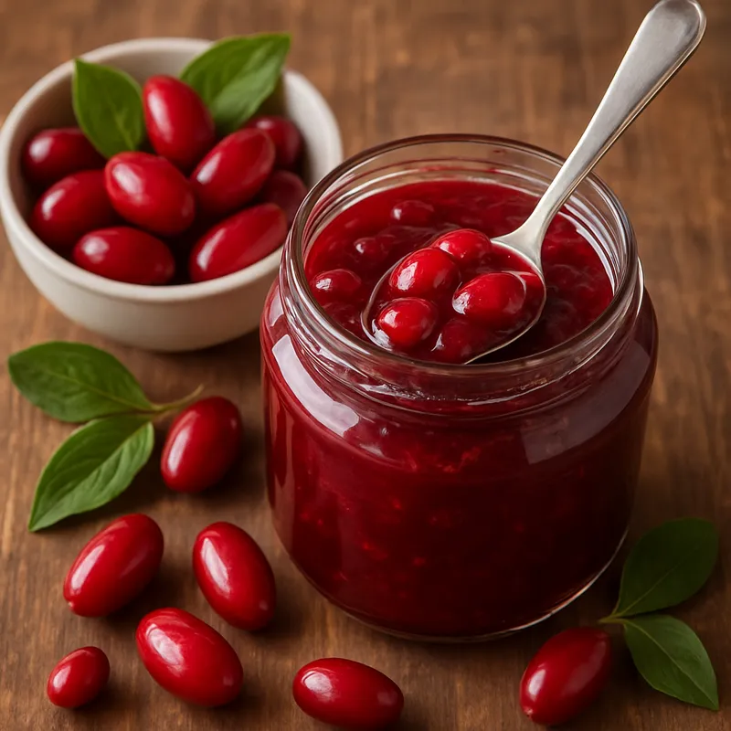 Kornelkirschen-Marmelade (Kızılcık Reçeli)