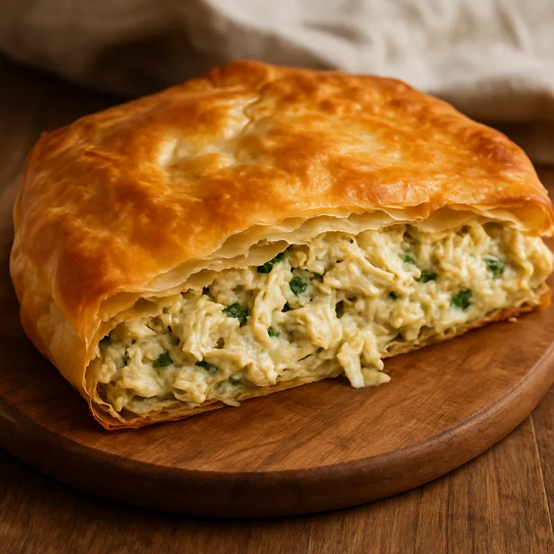 Kotopita Thessaloniki (Hühnchenpastete aus Thessaloniki)