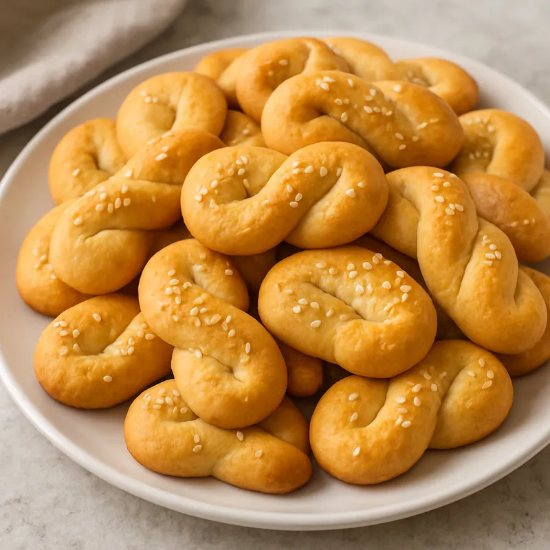 Koulourakia (Griechische Butterkekse)
