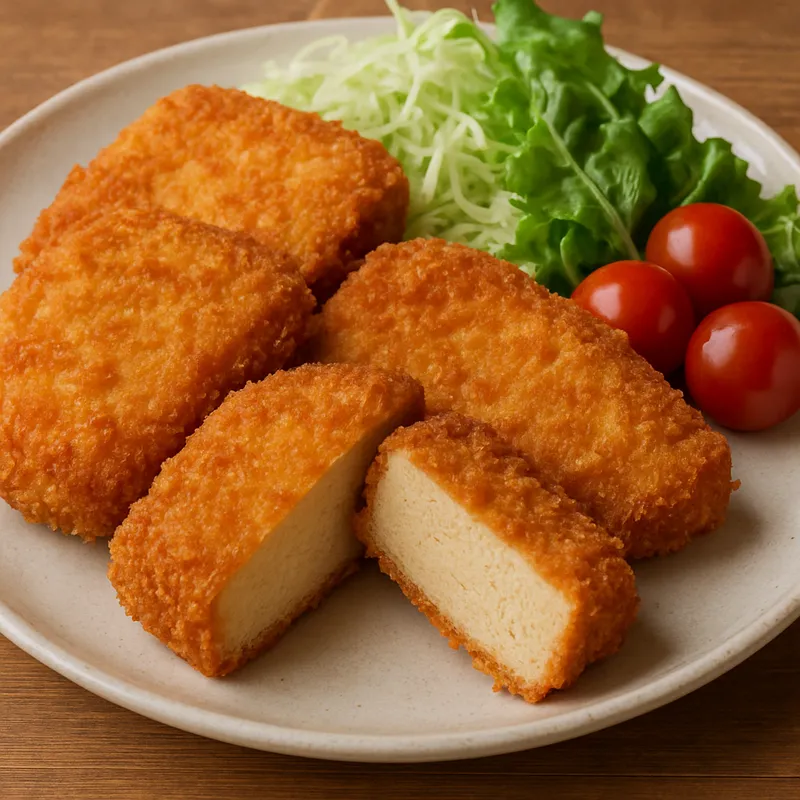 Koya Dofu Katsu (Gefriergetrocknetes Tofu-Schnitzel)