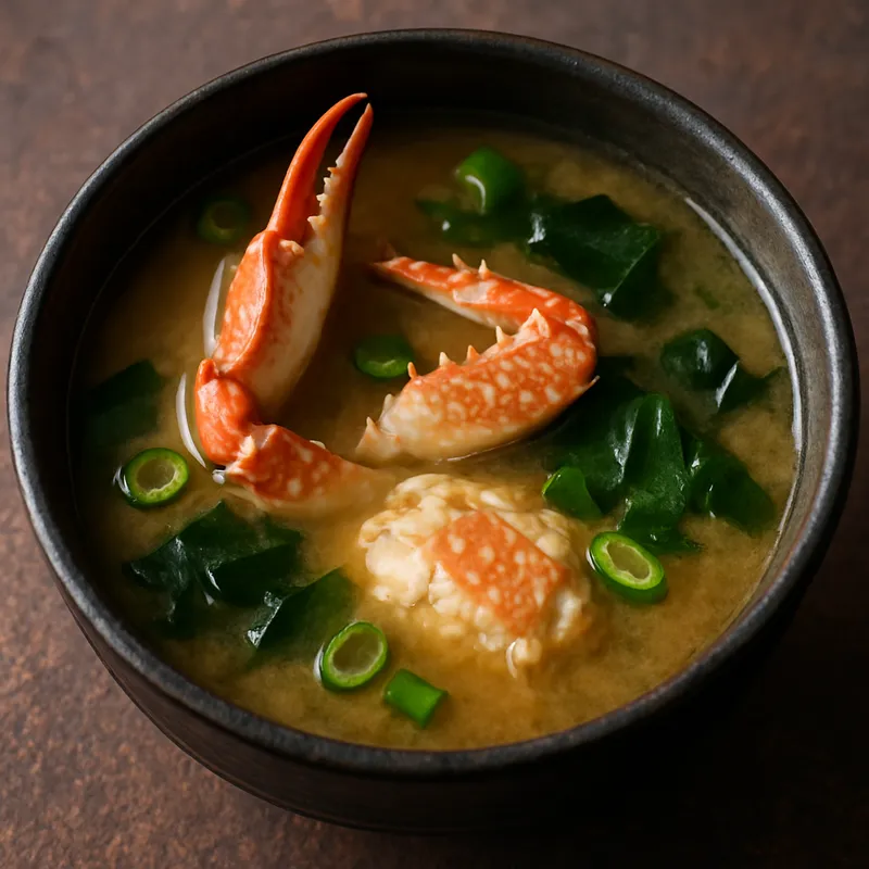Krabbe-Miso-Suppe