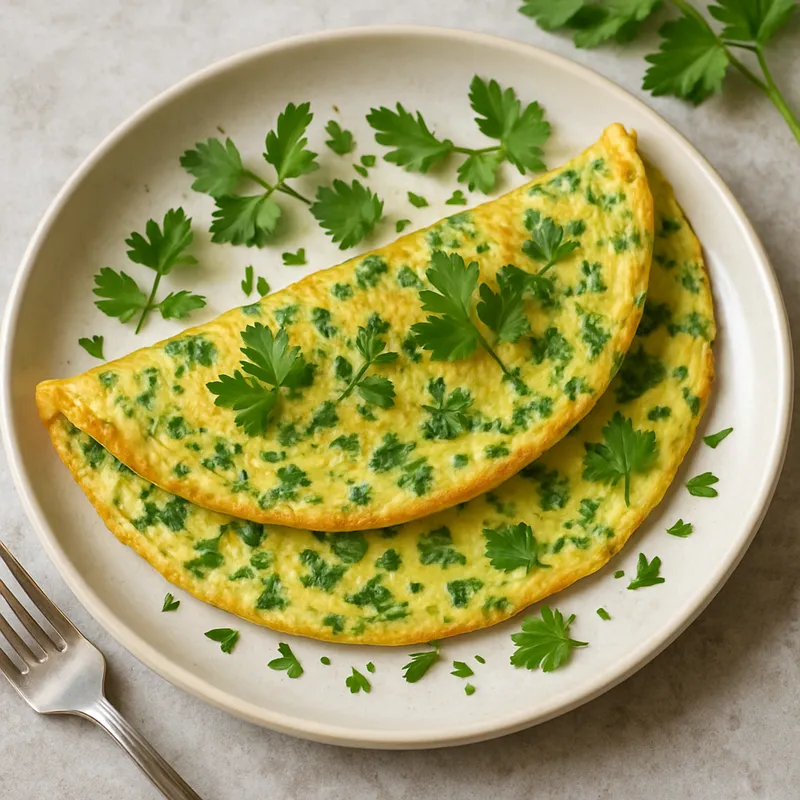 Kräuteromelette