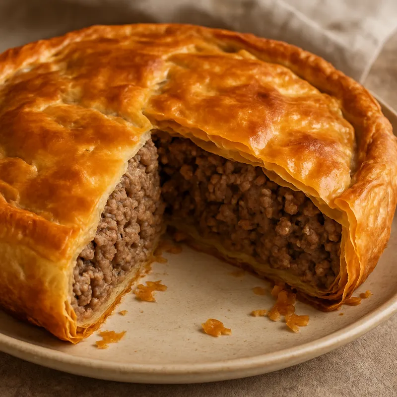 Kreatopita (Griechische Fleischpastete)