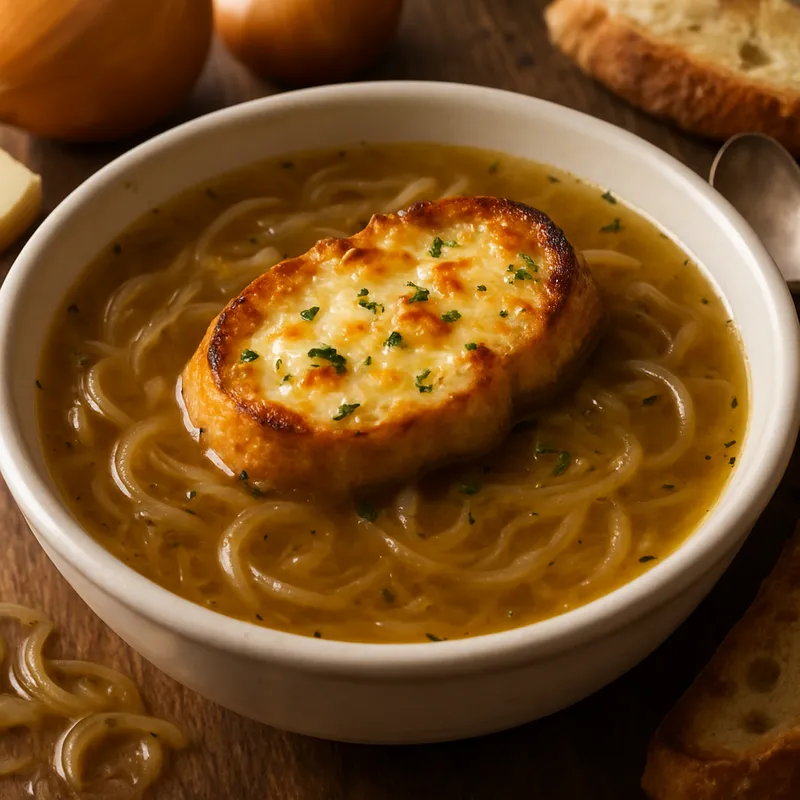 Kremydosoupa (Zwiebelsuppe)