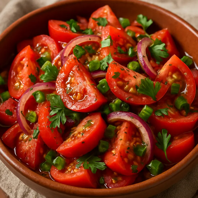 Kreolischer Tomatensalat