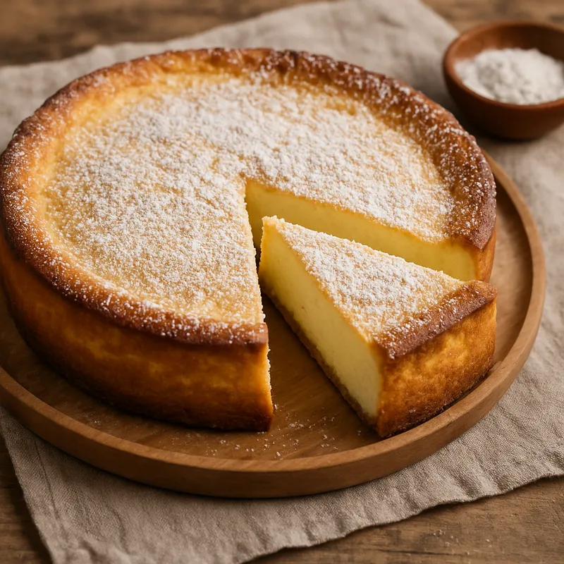 Kretischer Mizithra-Kuchen