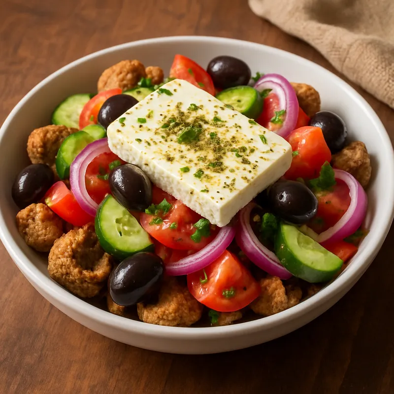 Kretischer Salat mit Gerstenzwieback