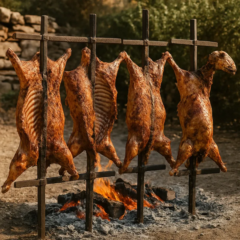 Kretisches Antikristo-Lamm (Traditionelles kretisches Lamm nach Antikristo-Art)