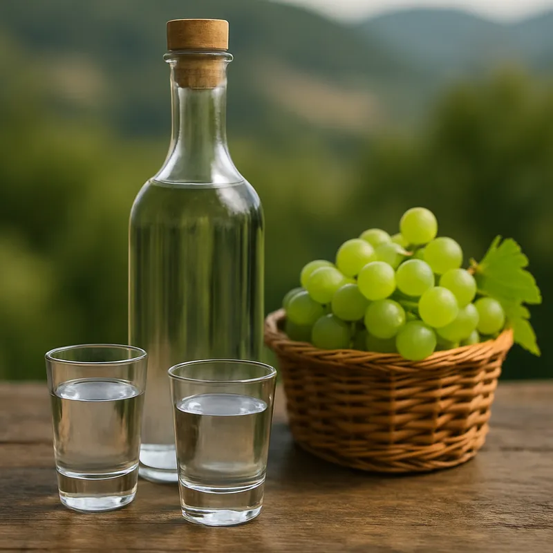 Kretisches Tsikoudia (Raki)