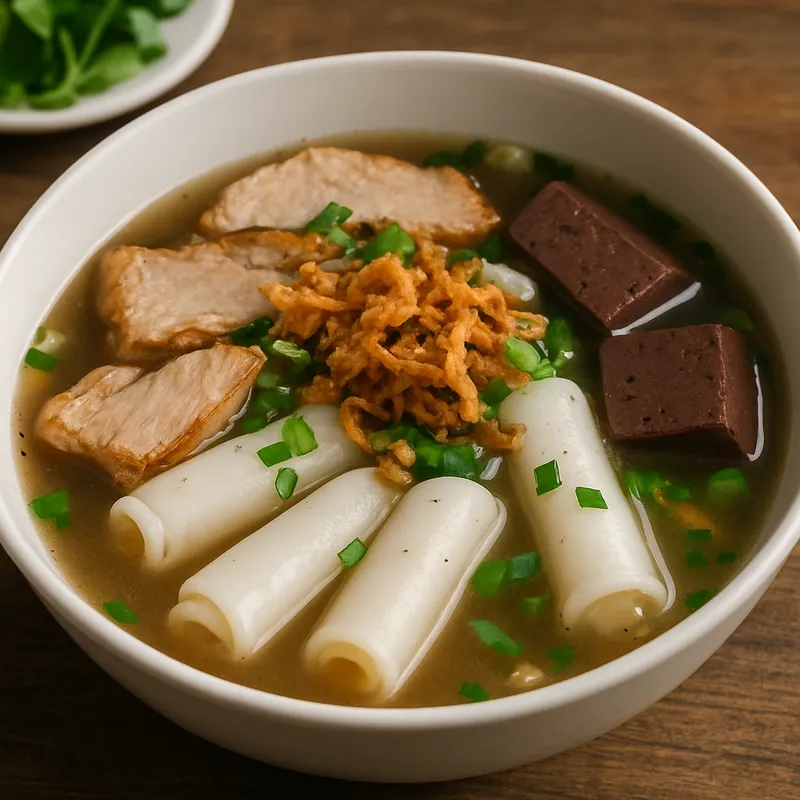Kuay Jab Yuan (Vietnamesische Reisrollen-Nudeln)